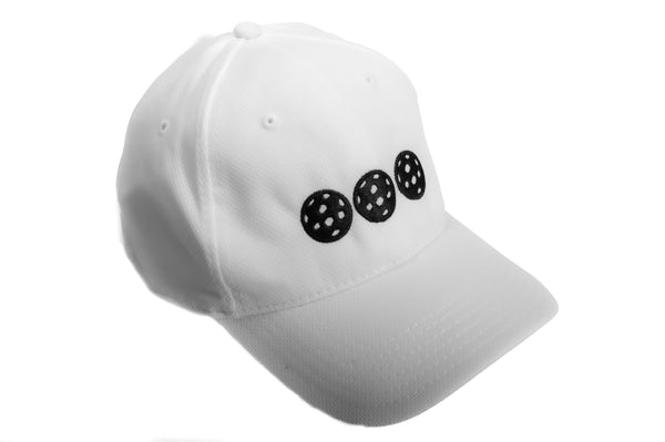 white hat with black pb
